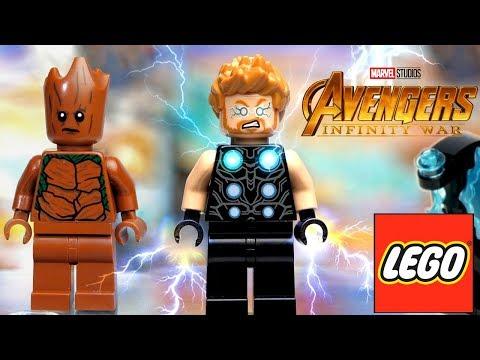 LEGO Marvel 76102 В поисках оружия Тора Мстители Война Бесконечности Обзор