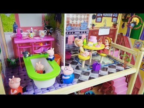 Мультфильм с куклами: Новый дом. Игрушки, видео для детей / Dolls Play Kids New House Baby