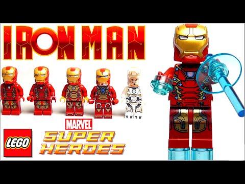 Железный человек LEGO Минифигурки Iron Man моя коллекция