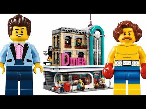 LEGO шедевр Downtown Diner Creator Expert 10260 новинка