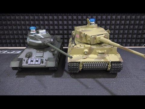 Переделка Тигра в инфракрасный бой ... Р/у танк Taigen German Tiger I KIT