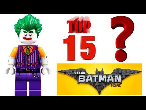 Лего Фильм: Бэтмен ТОП 15 минифигурки THE LEGO BATMAN MOVIE