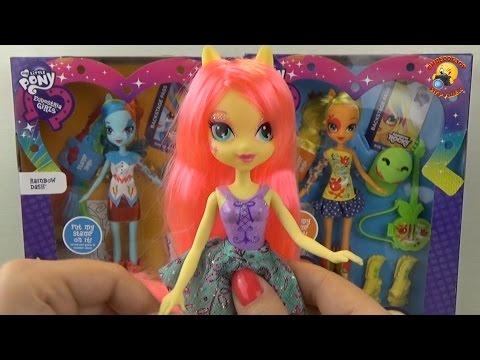 Кукла Флаттершай - распаковка и обзор Девушки из Эквестрии / Equestria Girls