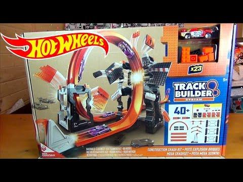 Hot Wheels ТЕПЕРЬ КОНСТРУКТОР - Взрывной набор - Трасса Хот Виллс