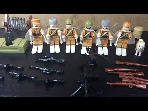 СОВЕТСКАЯ армия!! - Вторая Мировая война (ЛЕГО - аналог) /  Soviet Army Lego!