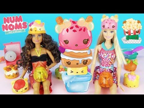 NUM NOMS Series 2 Игровые наборы Распаковка фигурок Сюрпризы Играем Барби Ням Ням Toys Surprise