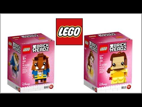 LEGO Brickheadz Disney Белль (41595) и Чудовище (41596) Обзор новинок Лего