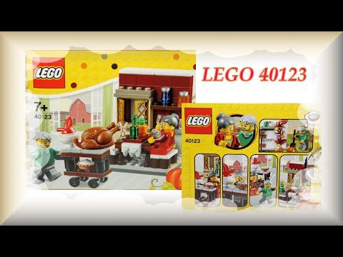 Lego обзор  40123 День Благодарения - LEGO 40123 Seasonal Thanksgiving Feast Review