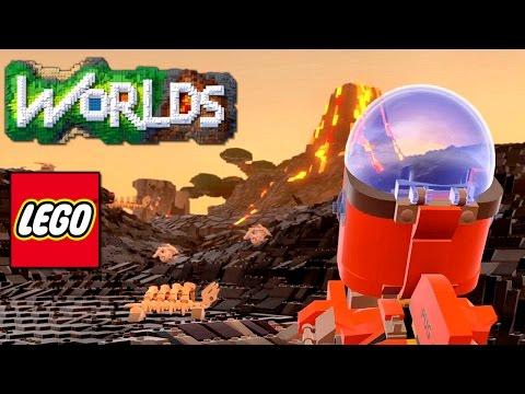 LEGO Worlds Прохождение ДОИСТОРИЧЕСКИЙ ЛЕГО МИР игра на русском языке Часть 2