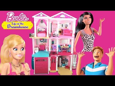 Дом Барби Трехэтажный с мебелью для кукол НОВИНКА / Barbie Life In The Dreamhouse 2015