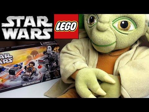 LEGO Star Wars 75195 Обзор Бой пехотинцев Первого Ордена против спидера