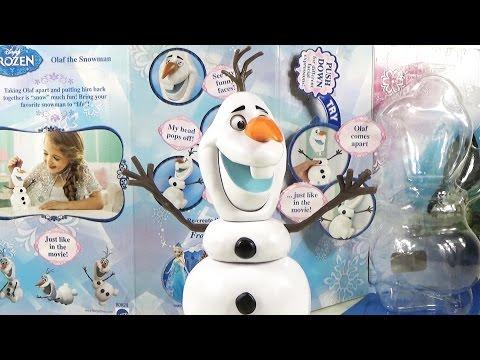 Снеговик Олаф игрушка обзор и распаковка / Snowman Olaf