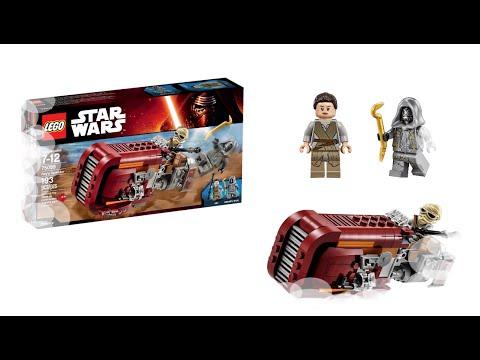 Лего Звездные войны 75099 Спидер Рей обзор на русском - Lego Star Wars Review