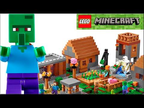 LEGO Minecraft 21128 Деревня Обзор на русском языке