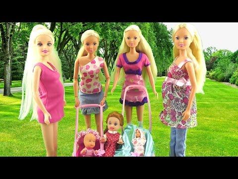 Мультик Мамы и малыши. Кукла Штеффи  и подружки Игрушки для девочек / Dolls Baby Kids