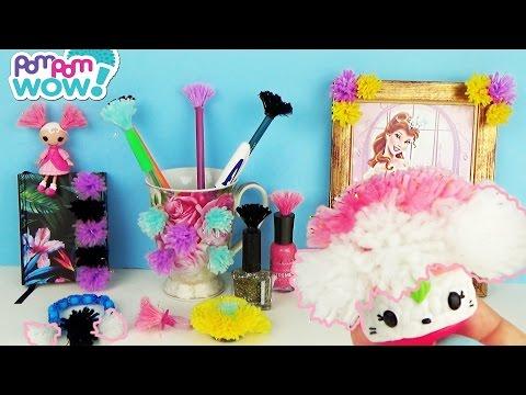 Pom Pom Wow Игровой набор Гламур Украшаем свои вещи мягкими помпонами Видео для девочек