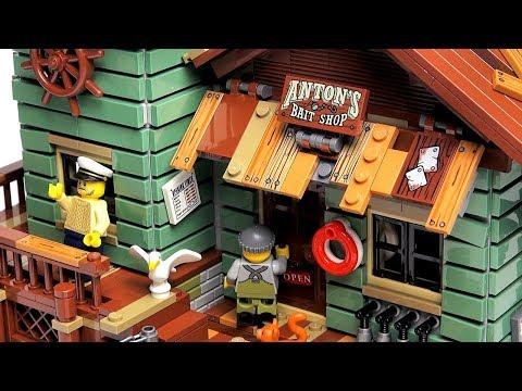 ЛЕГО Обзор LEGO Ideas Старый рыболовный магазин 21310